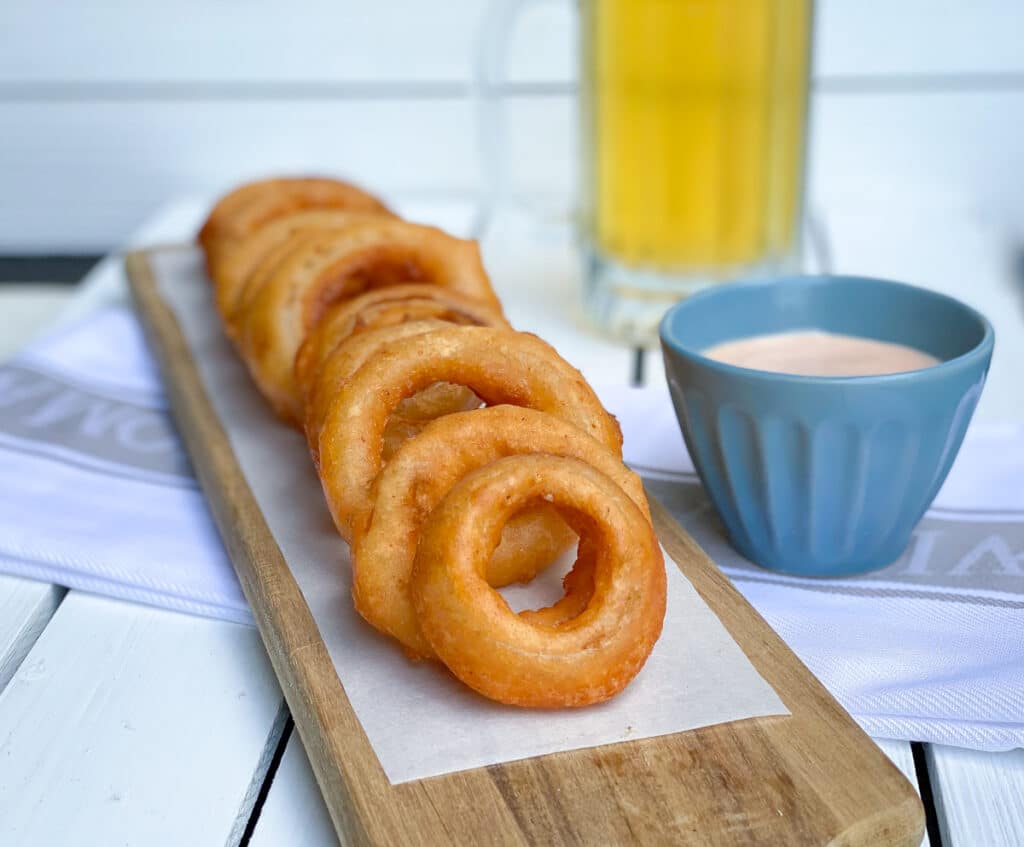 Beer Battered Onion Rings recipe
