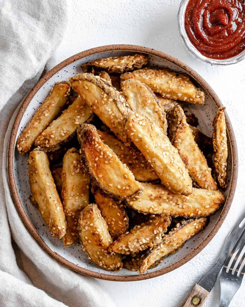 memorial day appetizers, Baked Sesame Fries